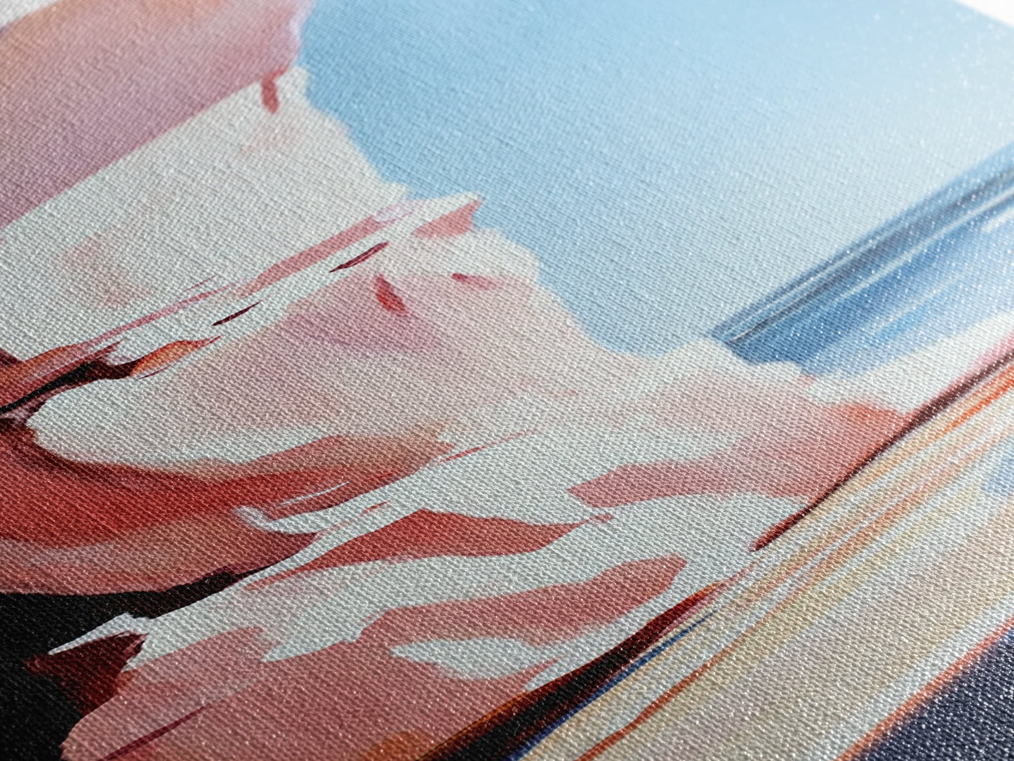 Rock Arch, Coastal Wall Art, Ocean Landscape, Nautical Home Decor, Framed Canvas Print, Minimalist Nature Art, Beach House Style