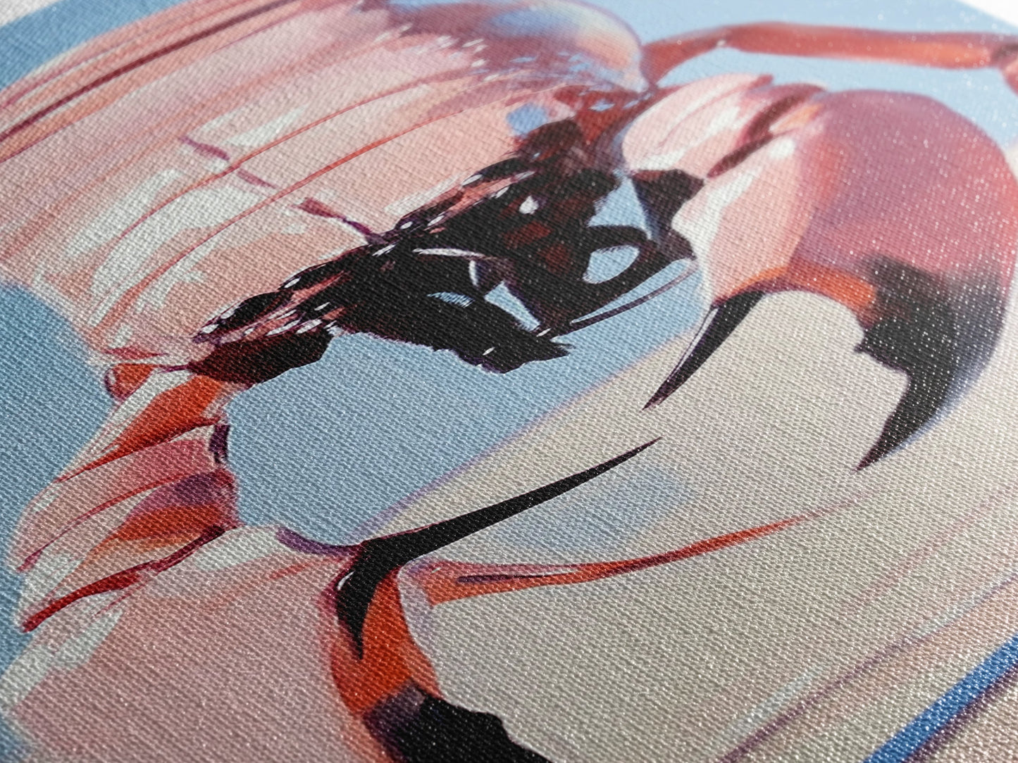 Riesenkrabbe, surreale Küstenkunst, Illustration von Meereslebewesen, Wanddekoration für Strandhäuser, einzigartige Wandkunst, maritime Ästhetik, gerahmter Leinwanddruck