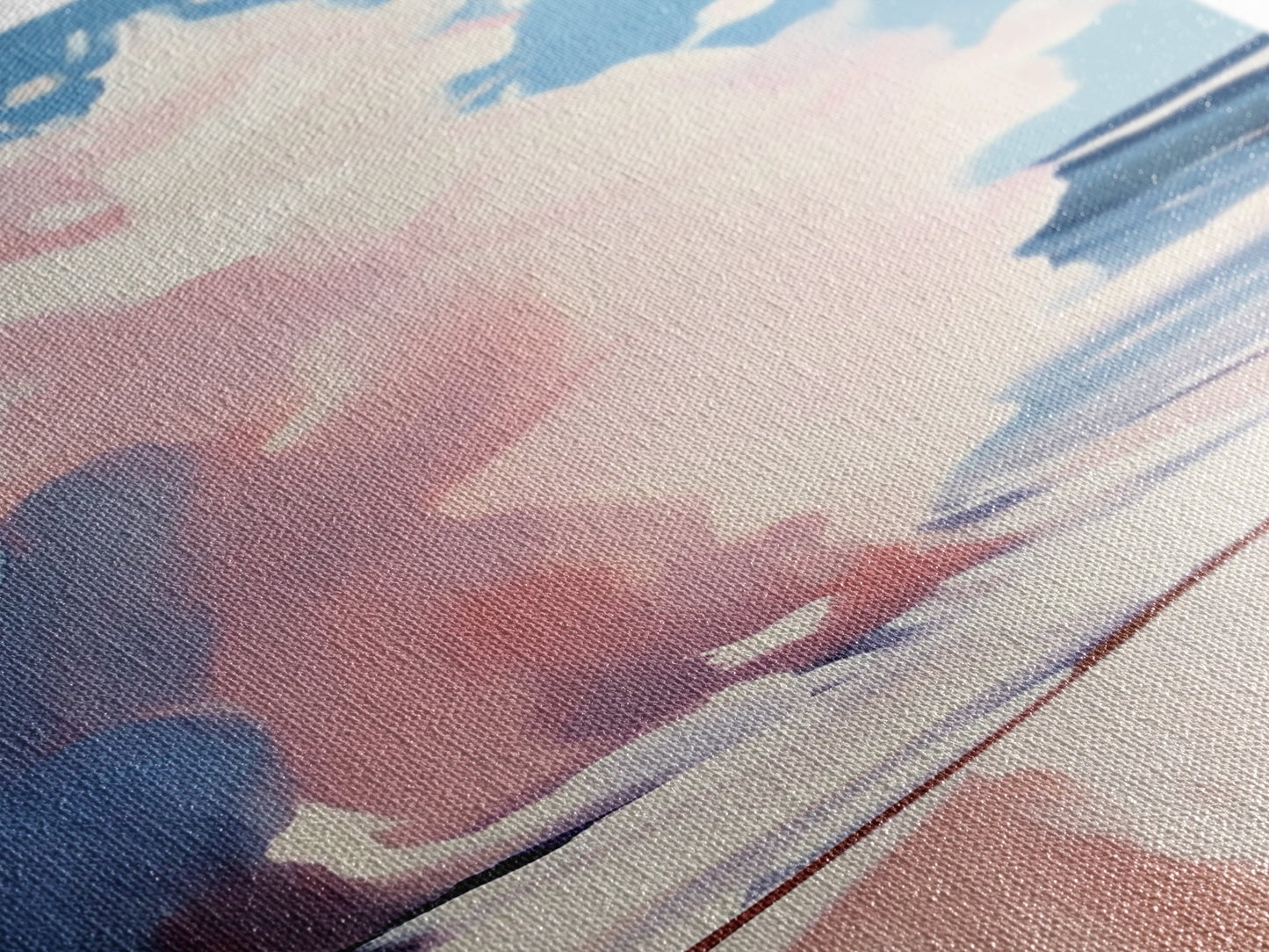 Ocean Wave, Abstract Seascape Art, Coastal Print, Beach House Wall Decor, Ocean Painting, Minimalist Aesthetic, Canvas Print