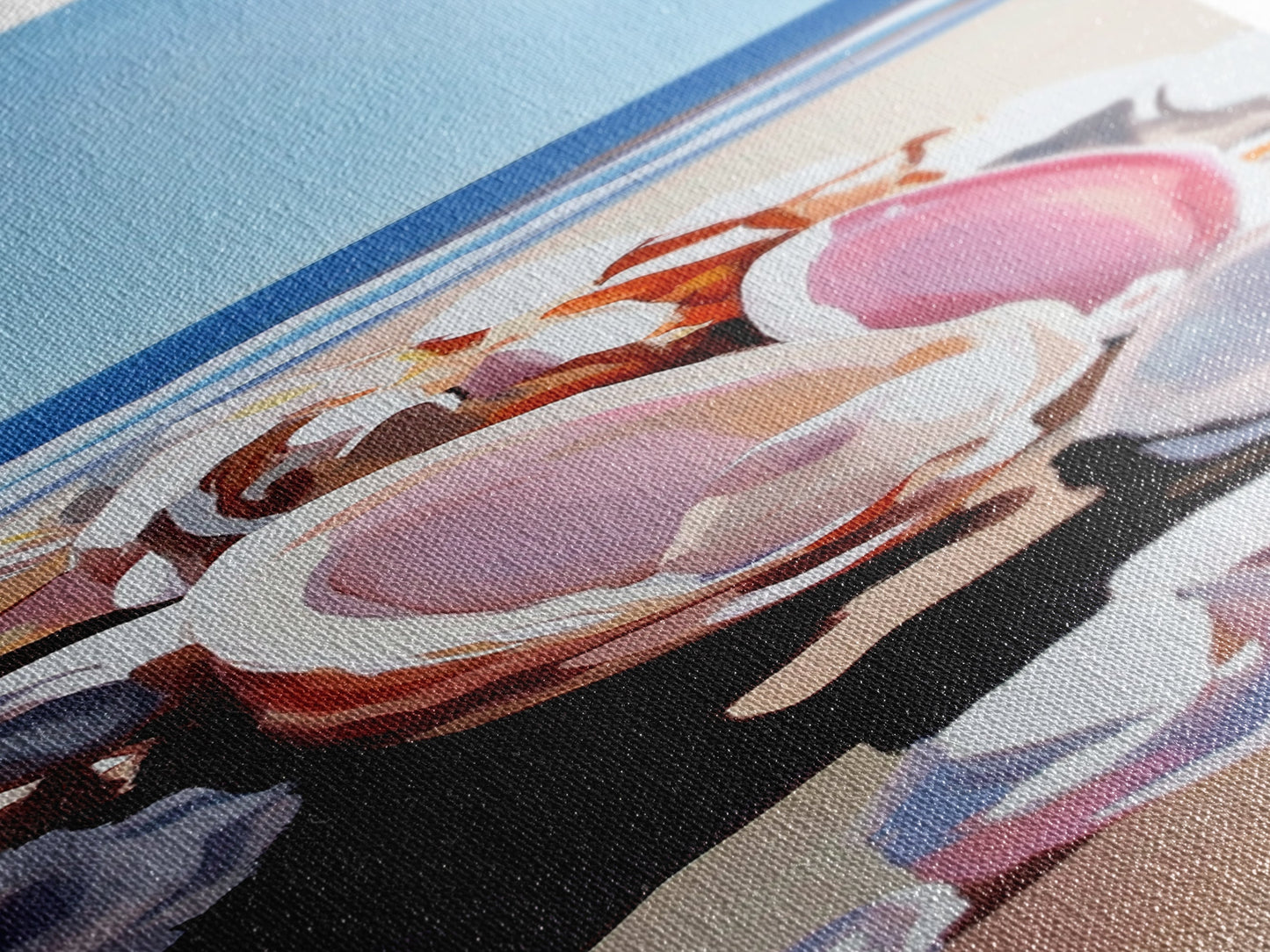 Shell Collection, Seaside Art, Beach Wall Art, Framed Canvas Print, Coastal Aesthetic, Ocean Inspired, Modern Minimalist, Living Room Decor