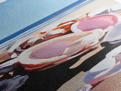 Shell Collection, Seaside Art, Beach Wall Art, Framed Canvas Print, Coastal Aesthetic, Ocean Inspired, Modern Minimalist, Living Room Decor