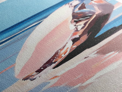 Muschel, Ozean, Strandkunst, Küstenstil, Minimalistisch, Blau, Weiß, Natürliche Dekoration, Modernes Zuhause, Badezimmer, Gerahmter Leinwanddruck