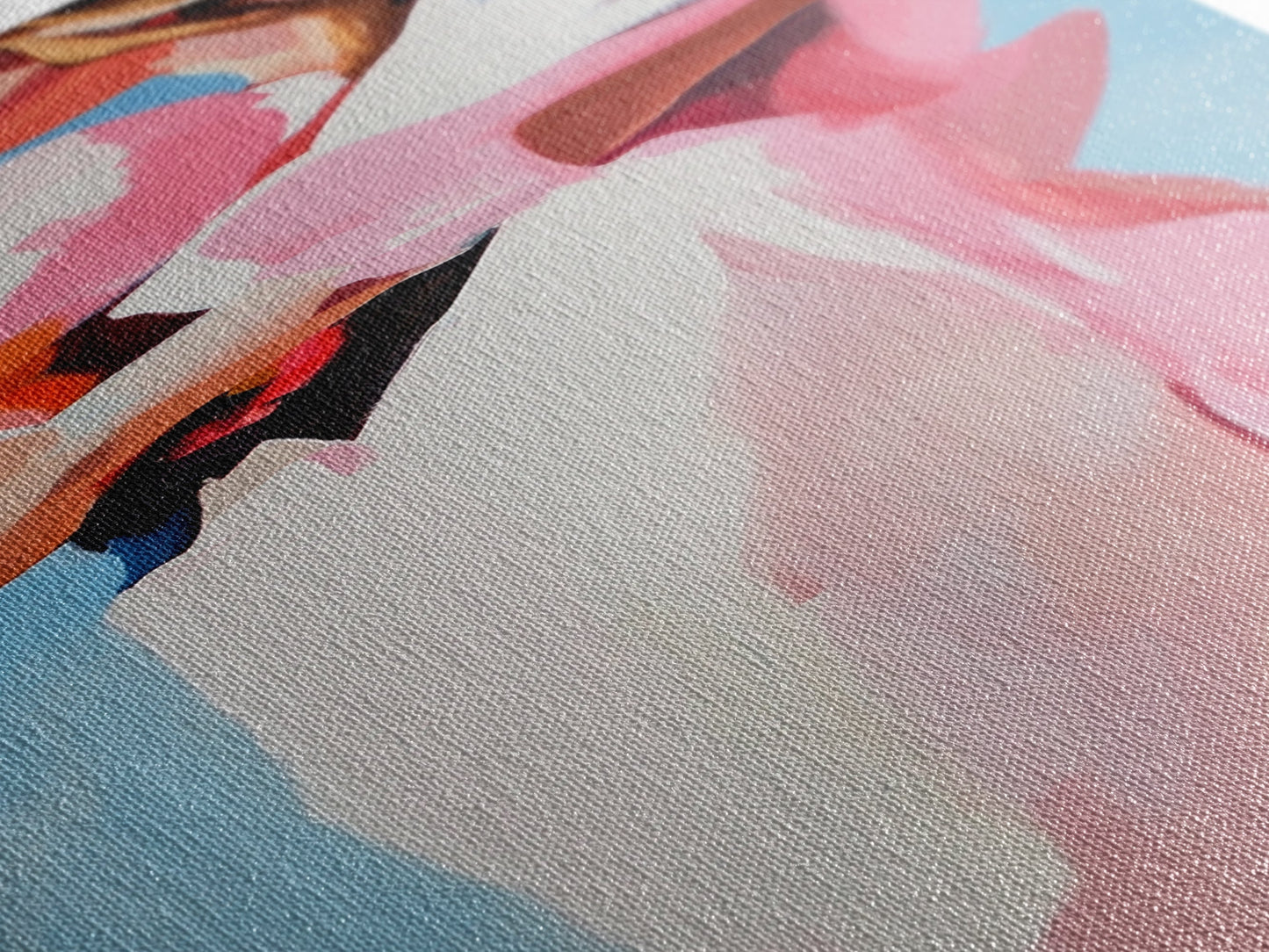 Summer Breeze, Coastal Art, Framed Canvas Print, Minimalist Decor, Ocean Wall Art, Relaxing Beach Vibes, Living Room Piece