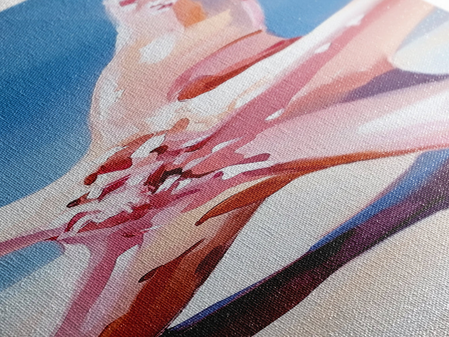 Starfish Closeup, Ocean Life, Coastal Aesthetic, Canvas Print, Beach House Wall Art, Summer Decor, Nautical Theme, Bathroom Artwork