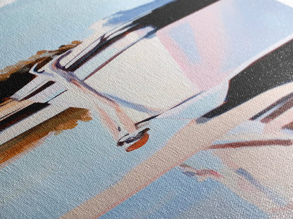 Lakeside Escape, Tranquil Water Scene, Nature Serenity, Framed Canvas Print, Coastal Home Decor, Peaceful Wall Art, Minimalist Art