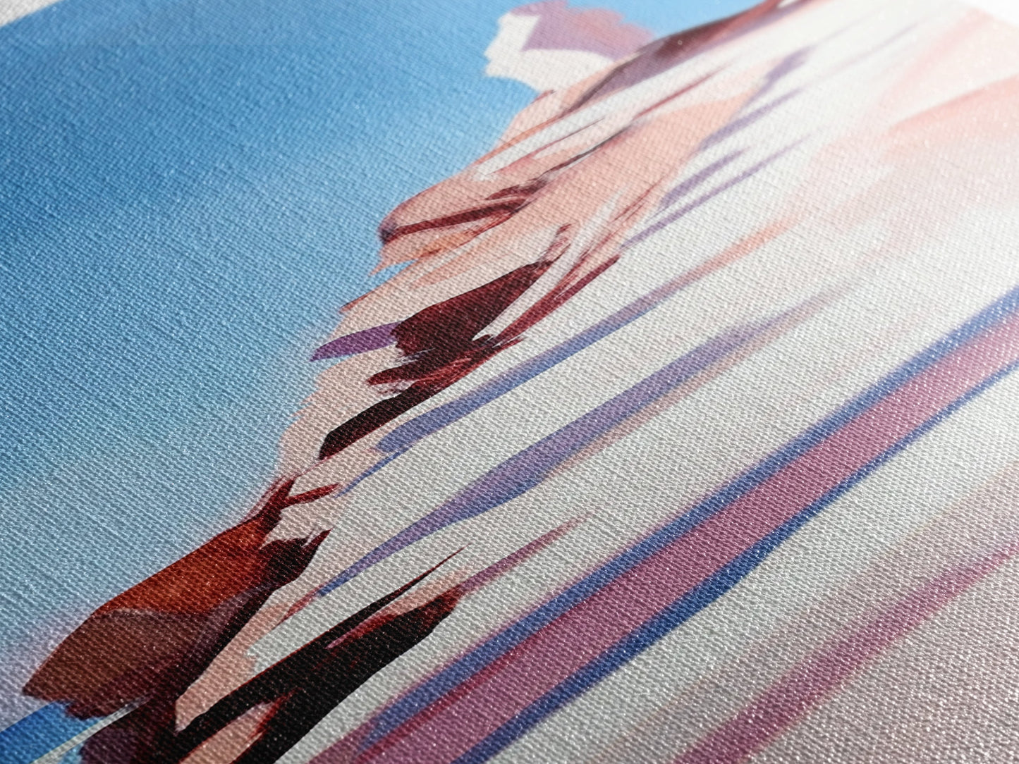 Sunset Cliffs, Beach Landscape, Warm Coastal Decor, Ocean View Art, Living Room Print, Modern Seascape, Canvas Print, Summer Art