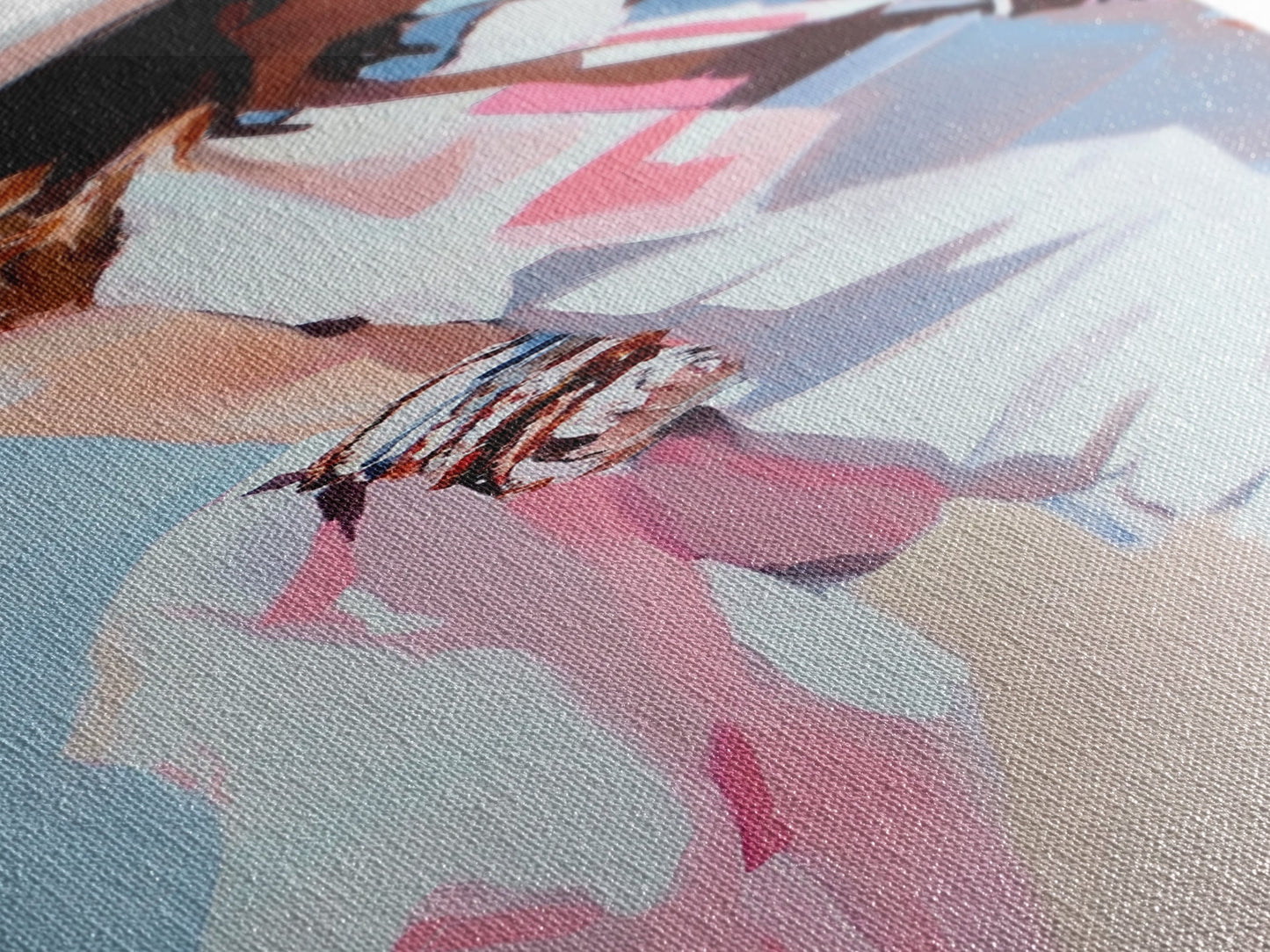 Western Chic, Cowgirl Art, Fashion Wall Art, Canvas Print, Boho Aesthetic, Stylish Home Decor, Minimalist Design, Modern Portrait