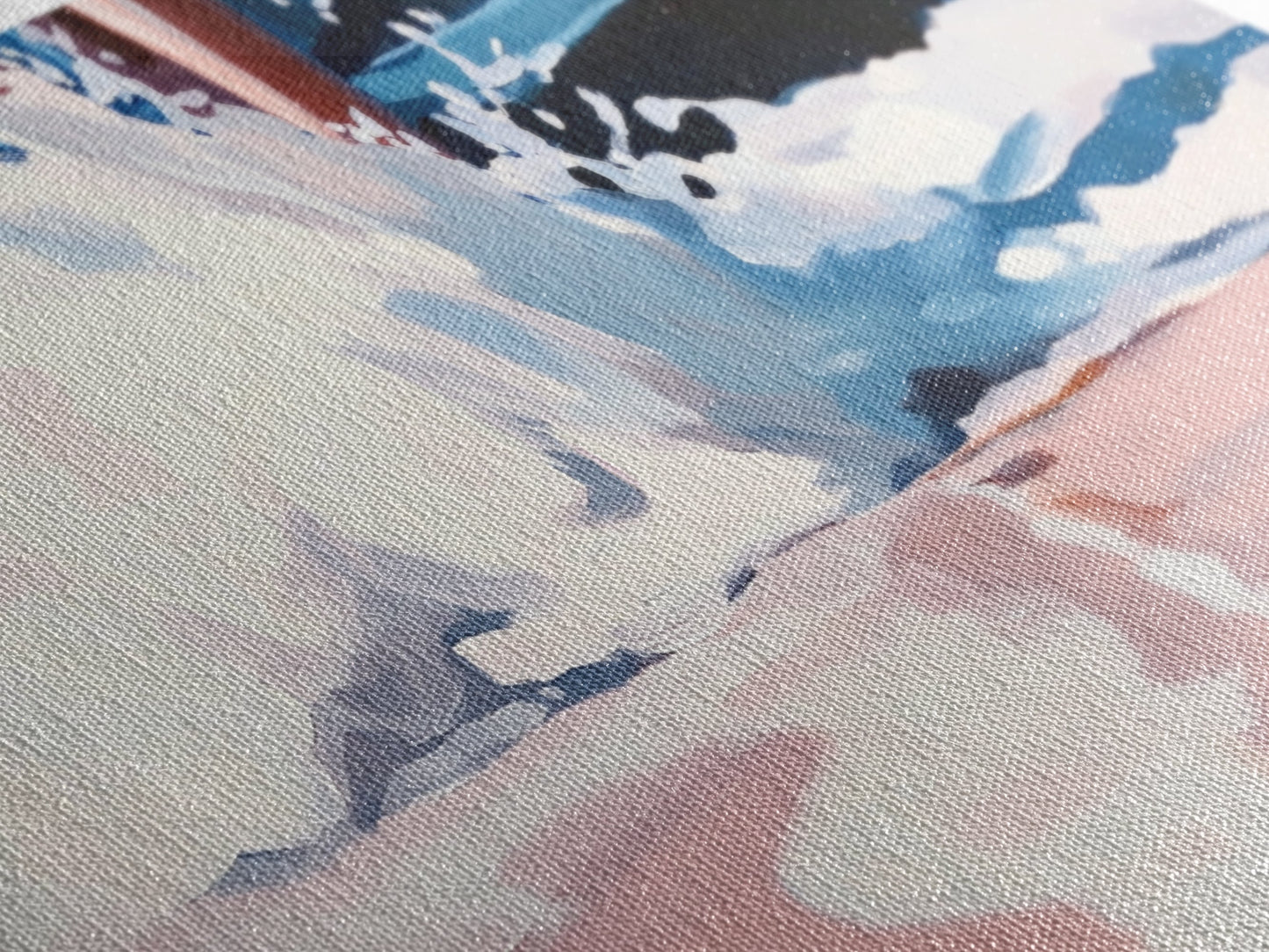 Meereswellen-Spritzer, Küsten-Surf-Druck, Dynamische Strandwandkunst, Maritime Meeresdekoration, Moderne blaue Ästhetik, Badezimmer-Leinwanddruck