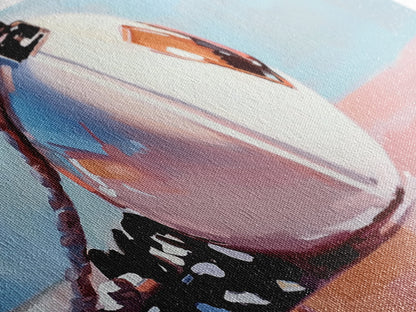 Nautische Boje, Küstenkunst, Minimalistischer Küstenstil, Meeresspiegelungen, Nautische Ästhetik, Dekoration mit Meeresmotiven, Leinwanddruck, Badezimmer