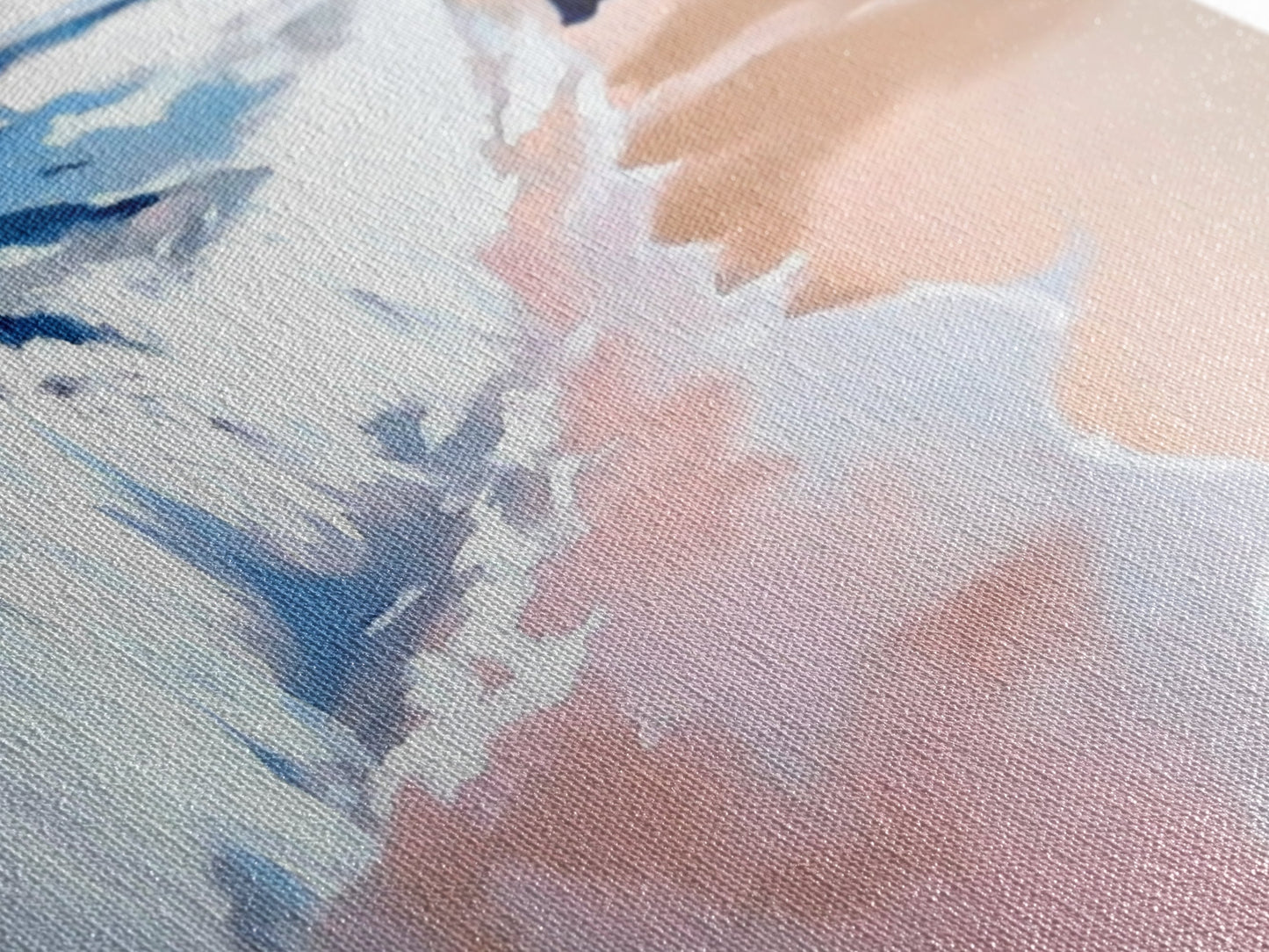 Tropical Shore, Waves Crashing, Serene Ocean, Coastal Canvas Print, Living Room Wall Art, Nautical Decor, Minimalist Beach Art