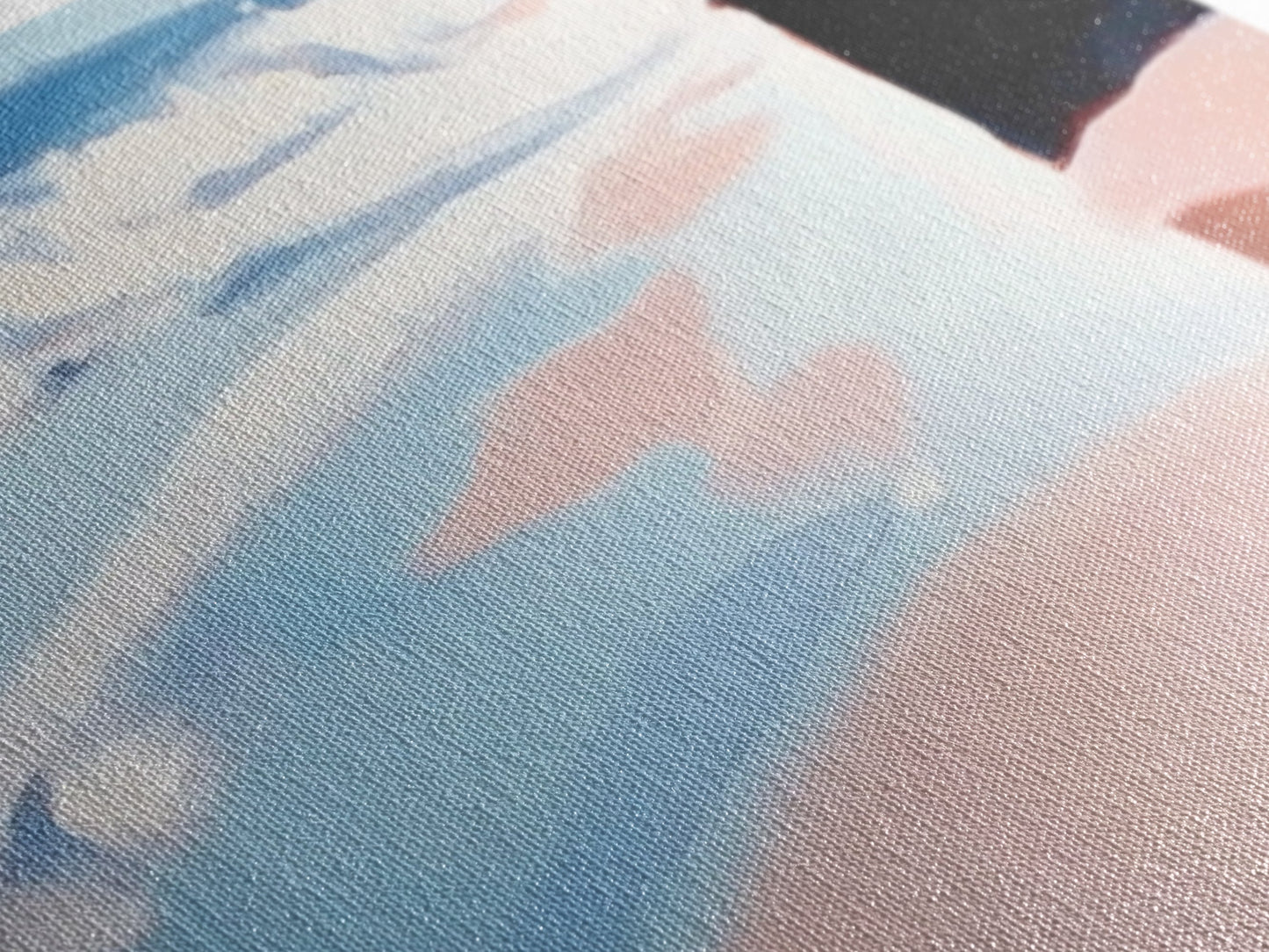 Ocean Waves, Coastal Wall Art, Beach House Decor, Framed Canvas Print, Relaxing Blue Tones, Nautical Aesthetic, Summer Art