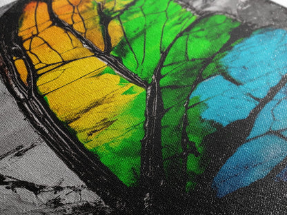 Butterfly Wing, Nature Inspired Art, Boho Home Decor, Canvas Print, Modern Insect Painting, Vibrant Wall Art, Bedroom Artwork