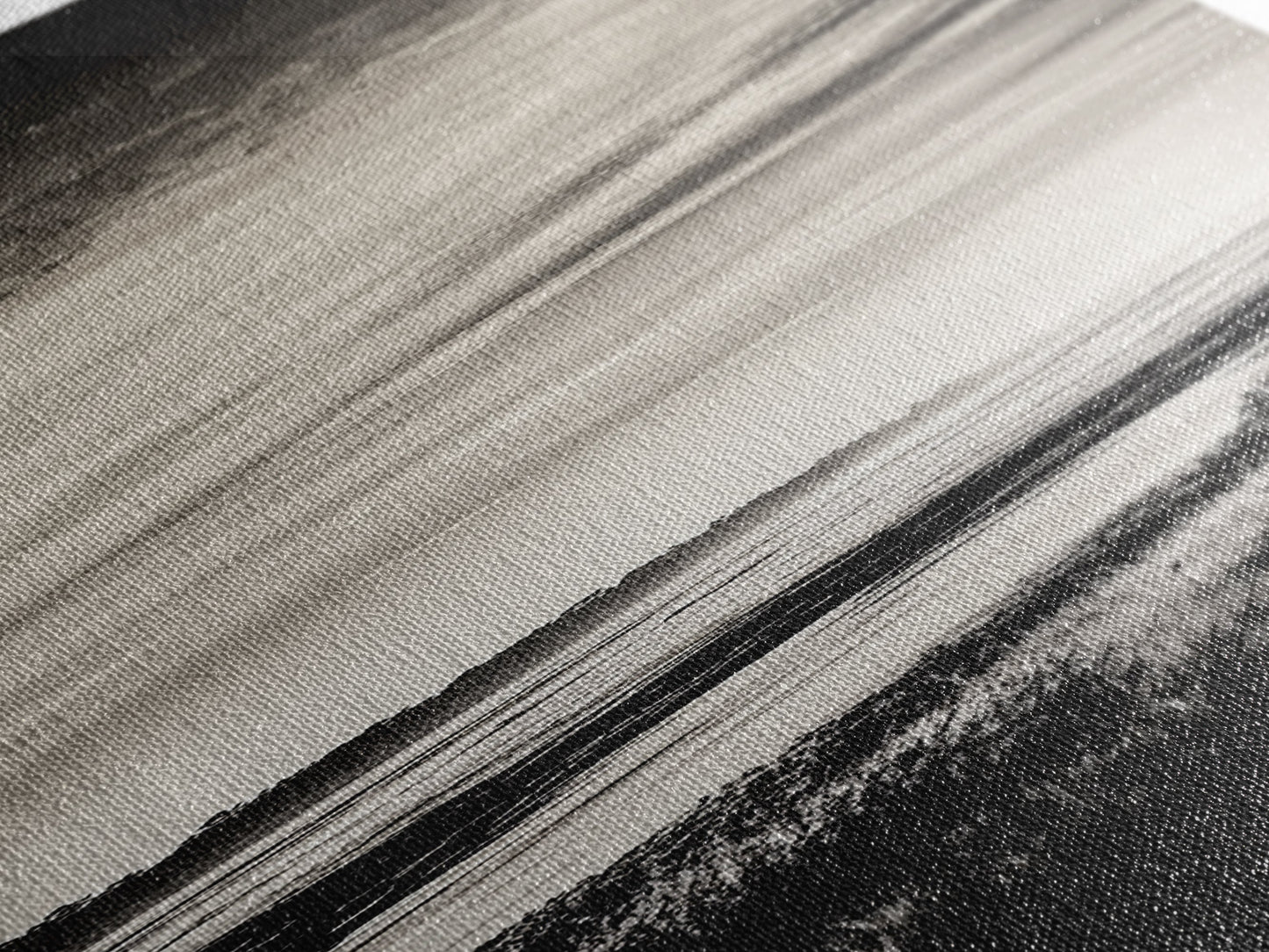 Black White, Seascape Art, Coastal Print, Framed Canvas Print, Monochrome Wall Art, Beach House Decor, Large Art, Living Room Artwork