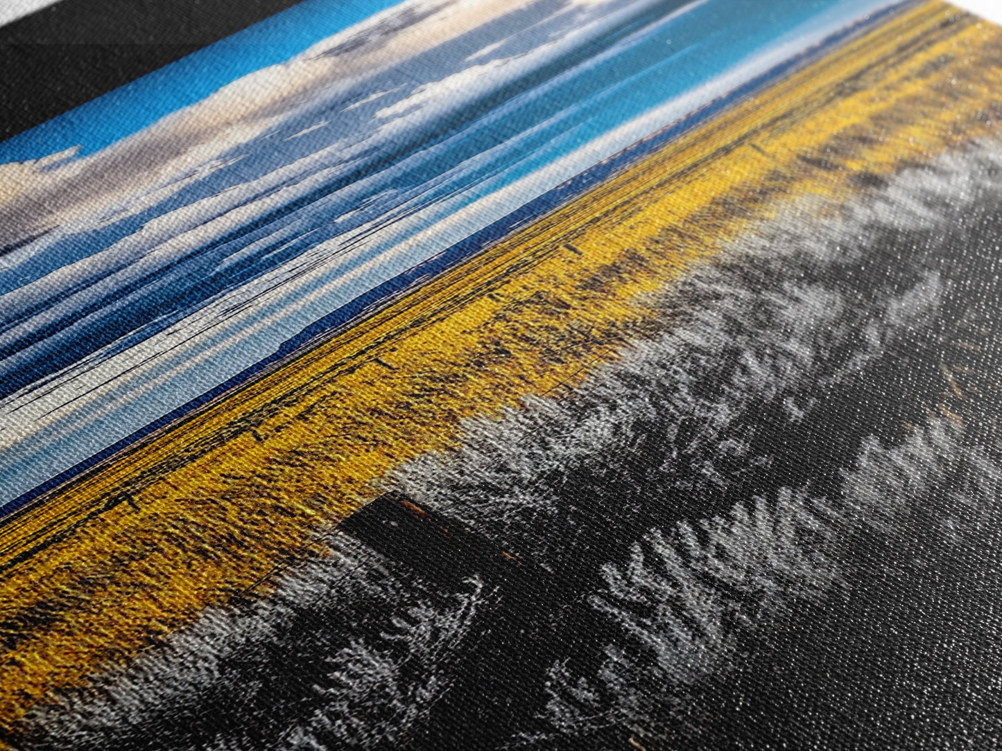 Open Prairie, Sunset Field, Vast Landscape Art, Western Home Decor, Framed Canvas Print, Large Wall Art, Rustic Farmhouse Art, Horizon View