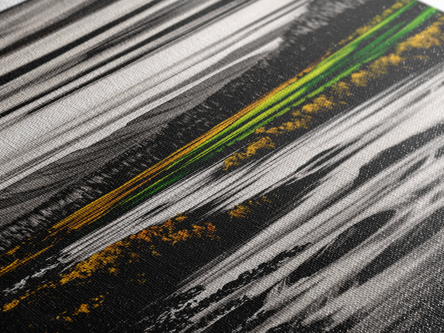 Vibrant Fields, Colorful Abstract, Framed Canvas Print, Nature Inspired Wall Art, Boho Decor, Warm Earthy Tones, Living Room Art