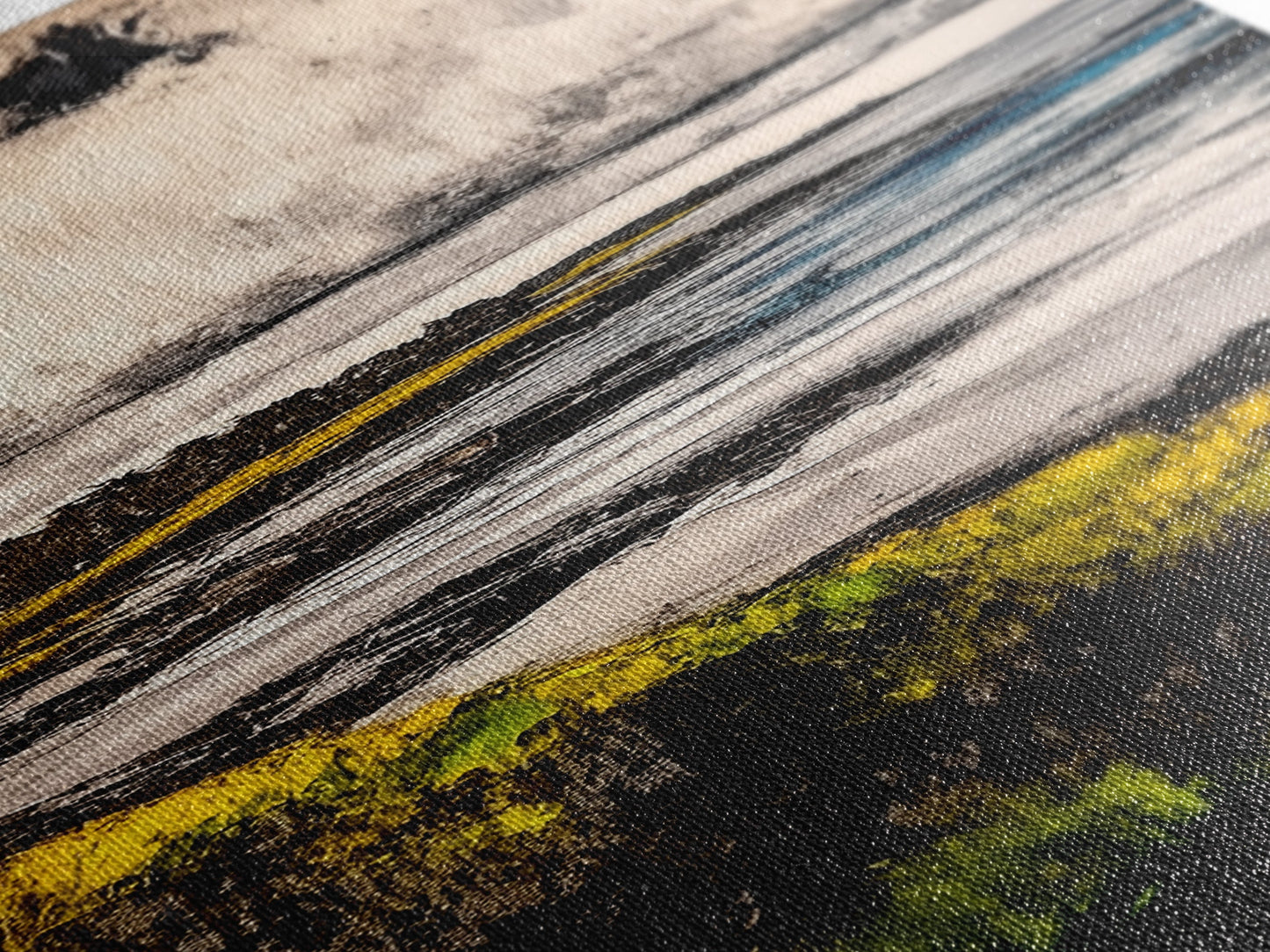 Coastal Landscape, Golden Grass, Cliffside View, Framed Canvas Print, Nature Wall Art, Ocean Inspired Decor, Rustic Home Art