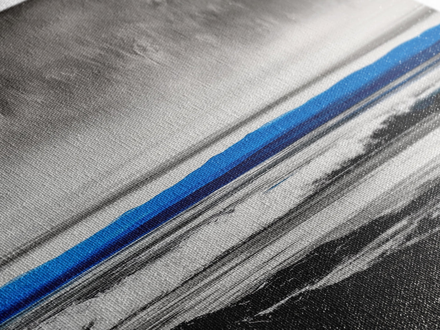 Stormy Waves, Dramatic Seascape, Black and White Art, Framed Canvas Print, Coastal Wall Art, Nautical Home Decor, Minimalist Seascape