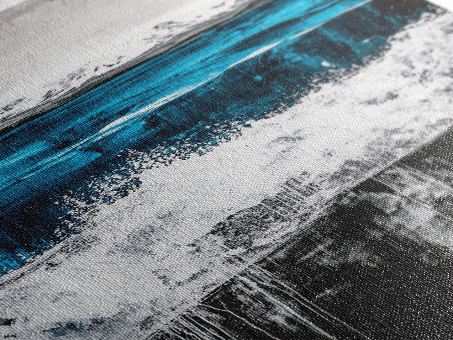 Sunset Mountain, Fall Colors, Vibrant Abstract, Framed Canvas Print, Rustic Home Decor, Nature Inspired Art, Living Room Wall Art