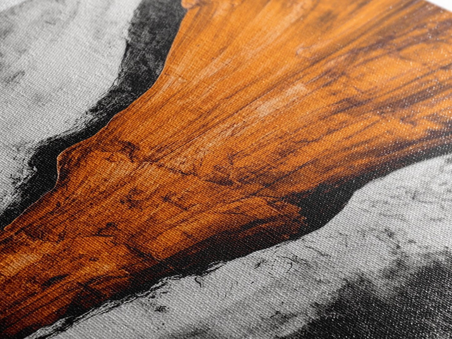 Desert Abstract, Earthy Canvas Print, Warm Toned Art, Southwest Wall Decor, Modern Boho Painting, Minimalist Home Artwork