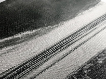 Dark Sky, Ocean Storm, Dramatic Seascape, Canvas Print, Moody Wall Art, Modern Coastal Decor, Nautical Painting, Living Room Art