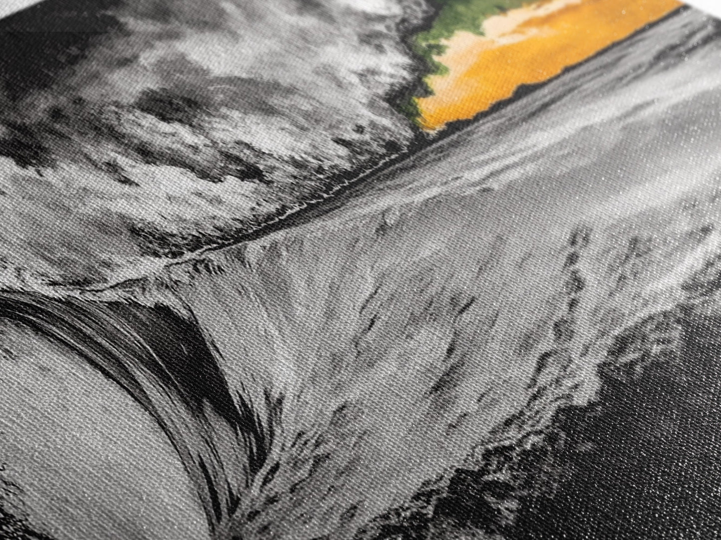 Dramatic, Ocean Wave, Black and White, Canvas Print, Coastal Wall Art, Modern Home Decor, Large Wall Art, Minimalist Art, Bedroom Wall Art