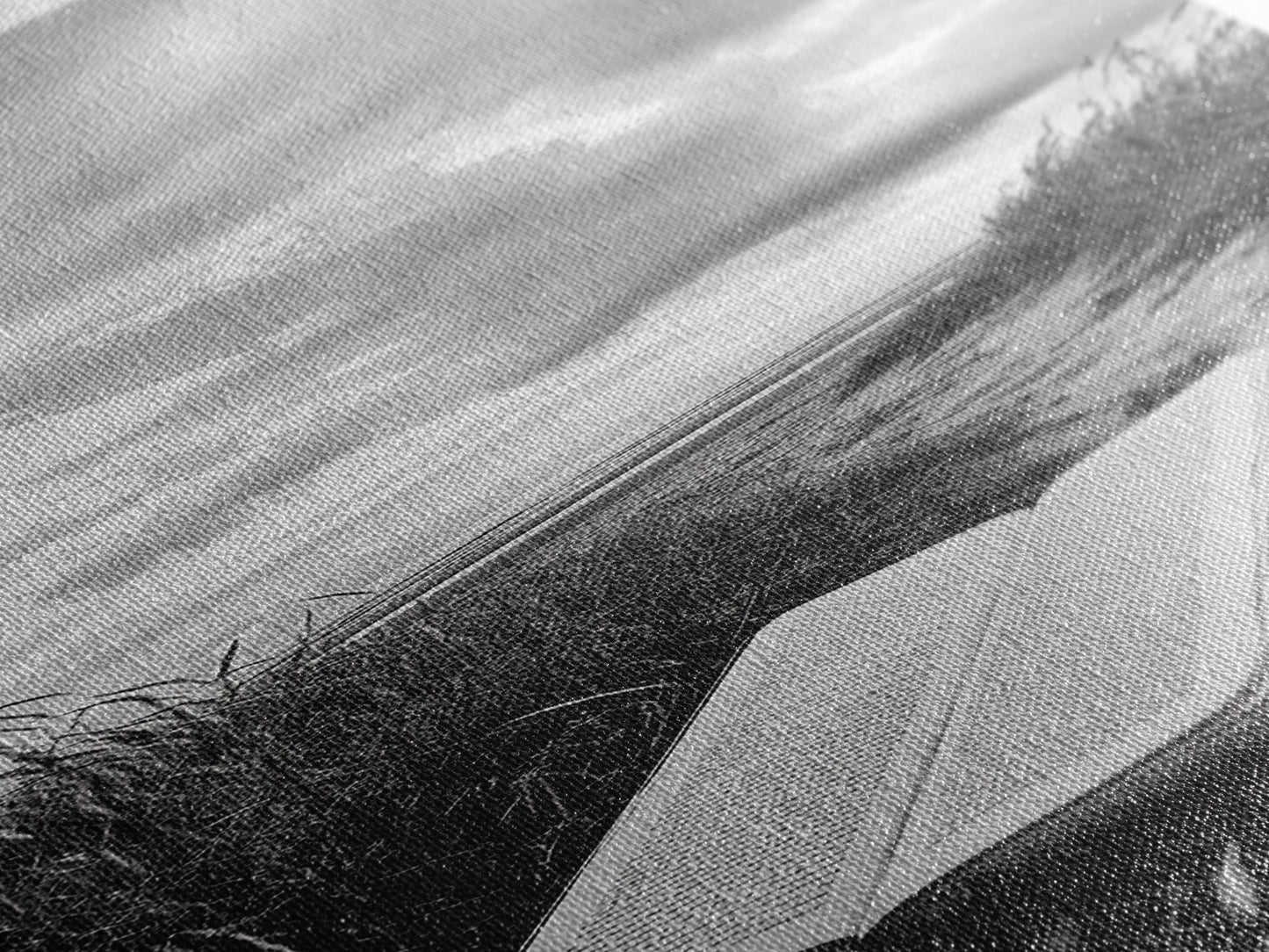 Bible on Beach, Spiritual Escape, Coastal Tranquility, Nature Meditation, Canvas Print, Faith Wall Art, Office Decor, Minimalist Art