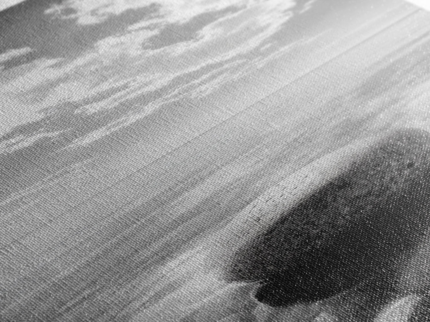 Zen Stone, Calm Waters, Smooth Pebbles, Framed Canvas Print, Spa Wall Art, Minimalist Bathroom Decor, Tranquil Home Accent