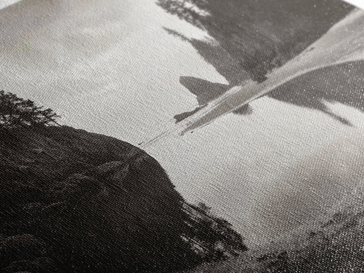 Tranquil Cove View, Forest Meets Ocean, Pacific Northwest Art, Canvas Print, Living Room Wall Art, Nature Photography, Calm Aesthetic