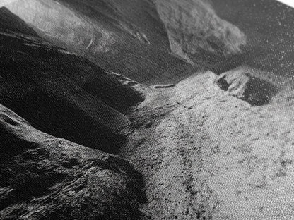 Sandstone Canyon Light, Desert Rock Passage, Dramatic Cliff Scene, Framed Canvas Print, Adventure Art, Hallway or Den Wall Decor