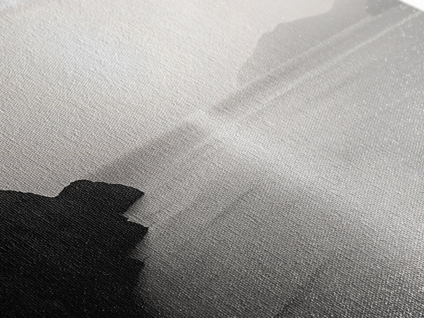 Minimalist Seascape, Tranquil Horizon, Ocean Sun Glow, Zen Wall Art, Canvas Print, Meditation Room Decor, Neutral Tones Minimal Art