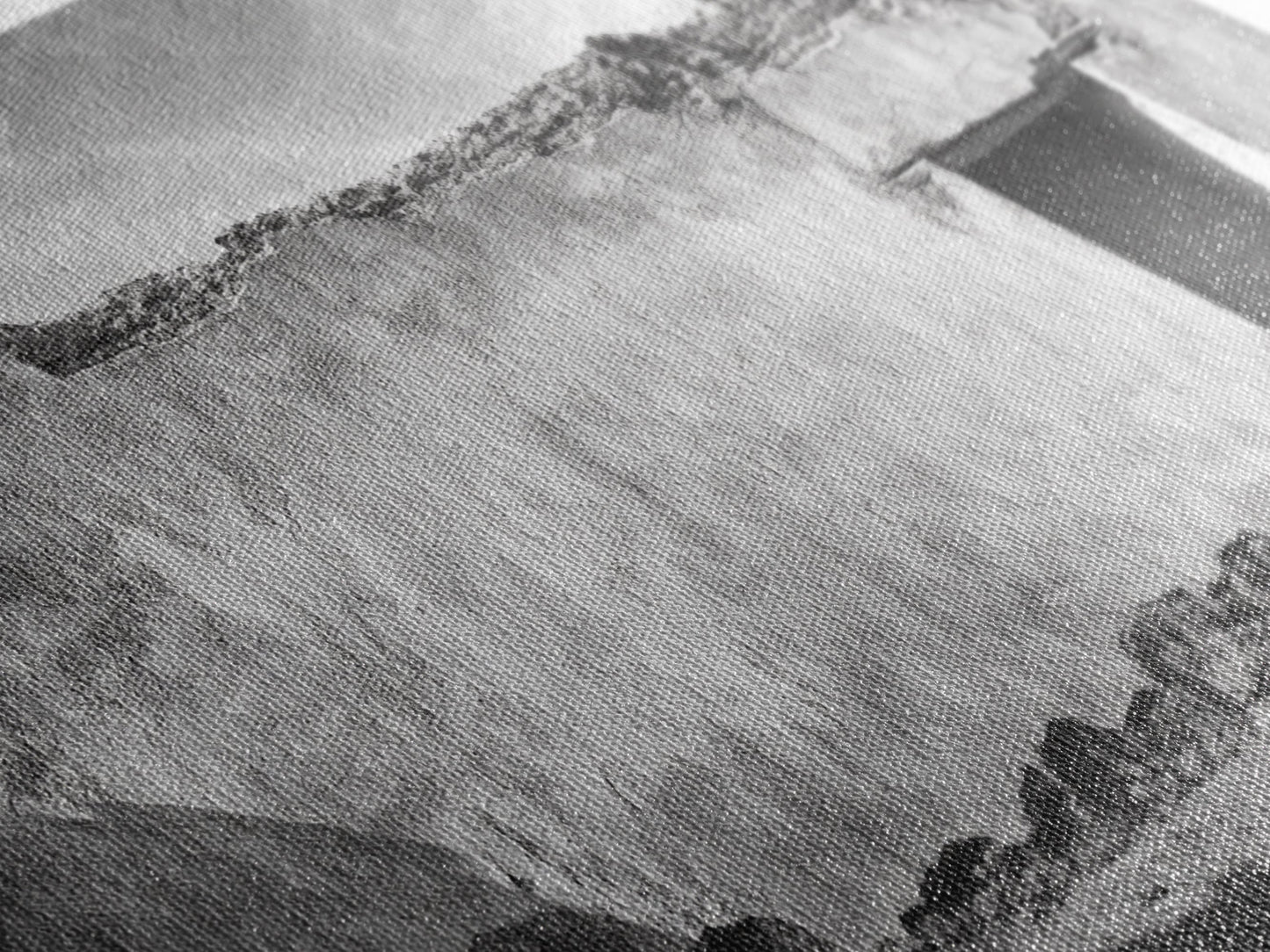 Adobe Wall, Desert Door, Rustic Texture, Framed Canvas Print, Southwest Wall Art, Neutral Earth Tones, Boho Western Living Room Decor