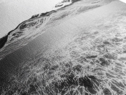 Ocean Surface, Sunlit Water, Sea Ripple, Underwater Light, Canvas Print, Modern Beach Art, Bathroom Wall Decor, Coastal Vibes