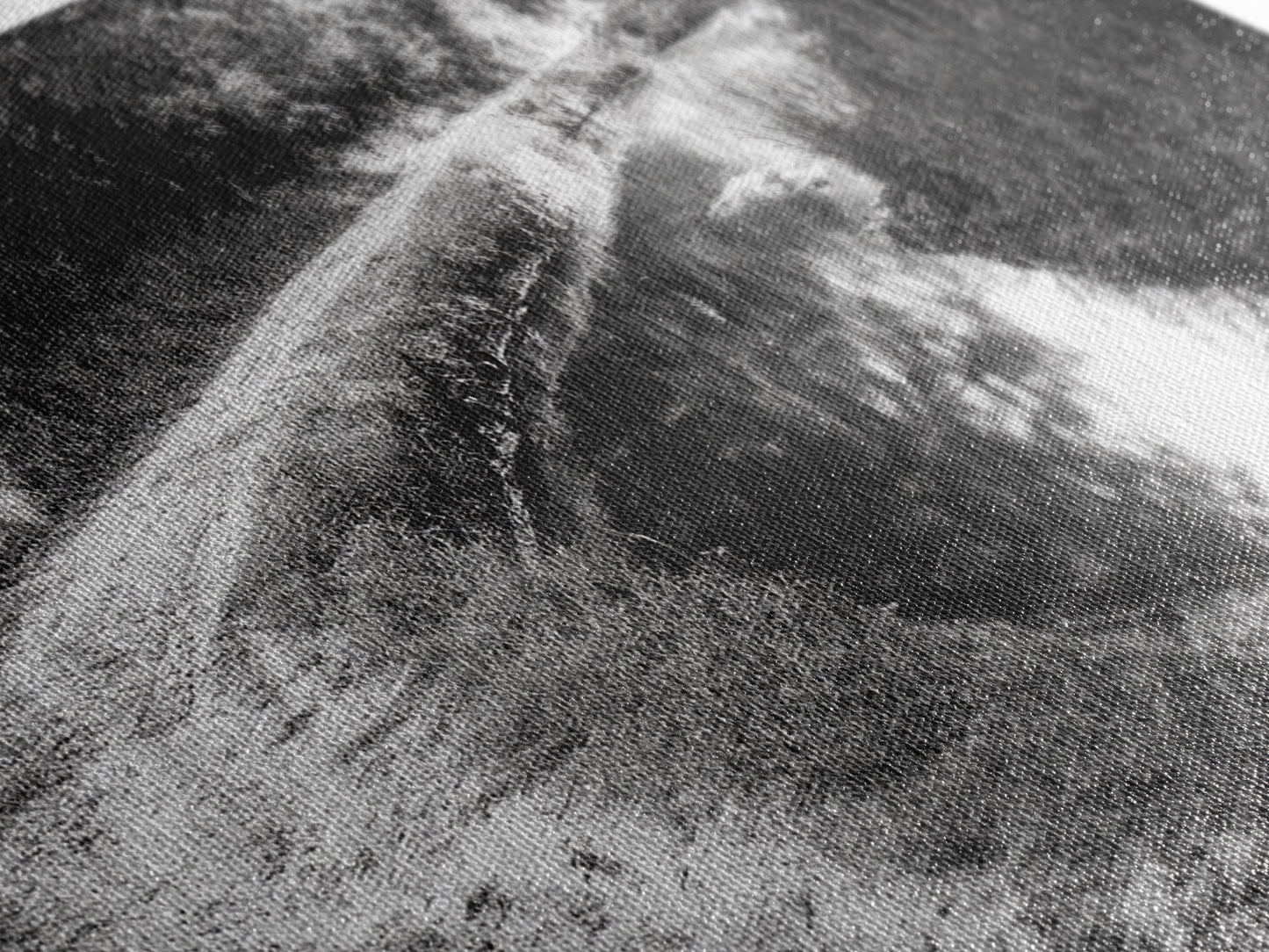 River Bend Trail, Peaceful Water Path, Tranquil Forest Landscape, Nature-Inspired Rustic Decor, Autumn Wall Art, Canvas Print