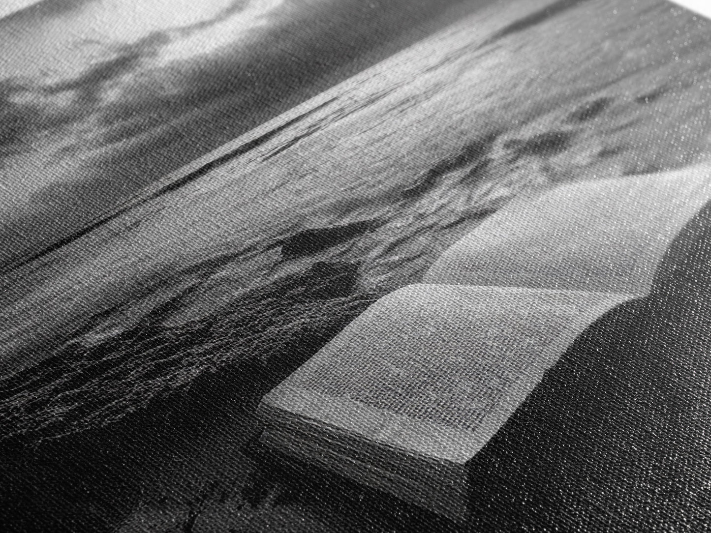 Book Beach Twilight, Reading By Ocean, Literary Seascape, Canvas Print, Study Wall Art, Moody Literary Art, Minimalist Coastal Decor