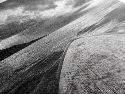 Stormy Sea, Paddle Board, Dramatic Sky, Ocean Adventure, Framed Canvas Print, Den Wall Art, Nautical Minimalist Decor, bedroom wall art