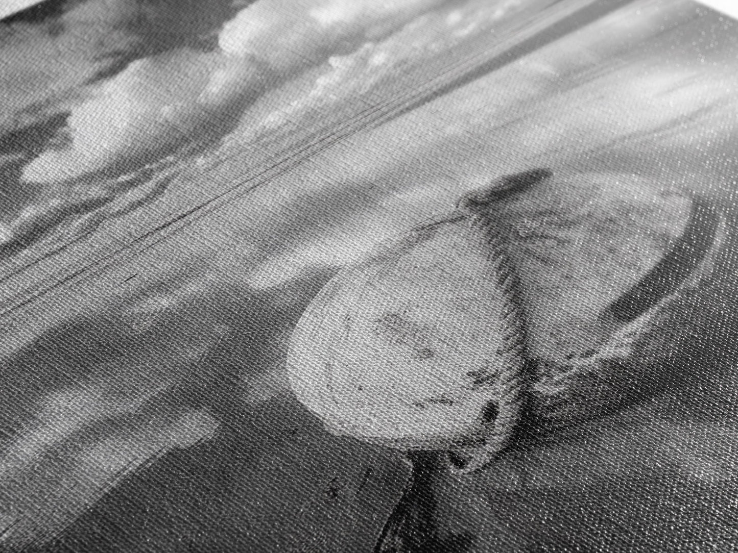 Washed buoy shore, coastal solitude, beach reflections, nautical simplicity, Framed Canvas Print, guest room art, seaside rustic wall decor