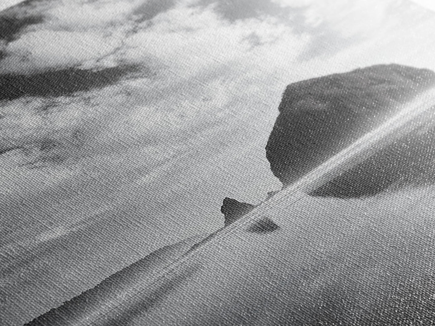 Iconic sea stack, Oregon coast art, tranquil reflections, dramatic clouds, Canvas Print, bedroom wall art, modern coastal minimalist decor
