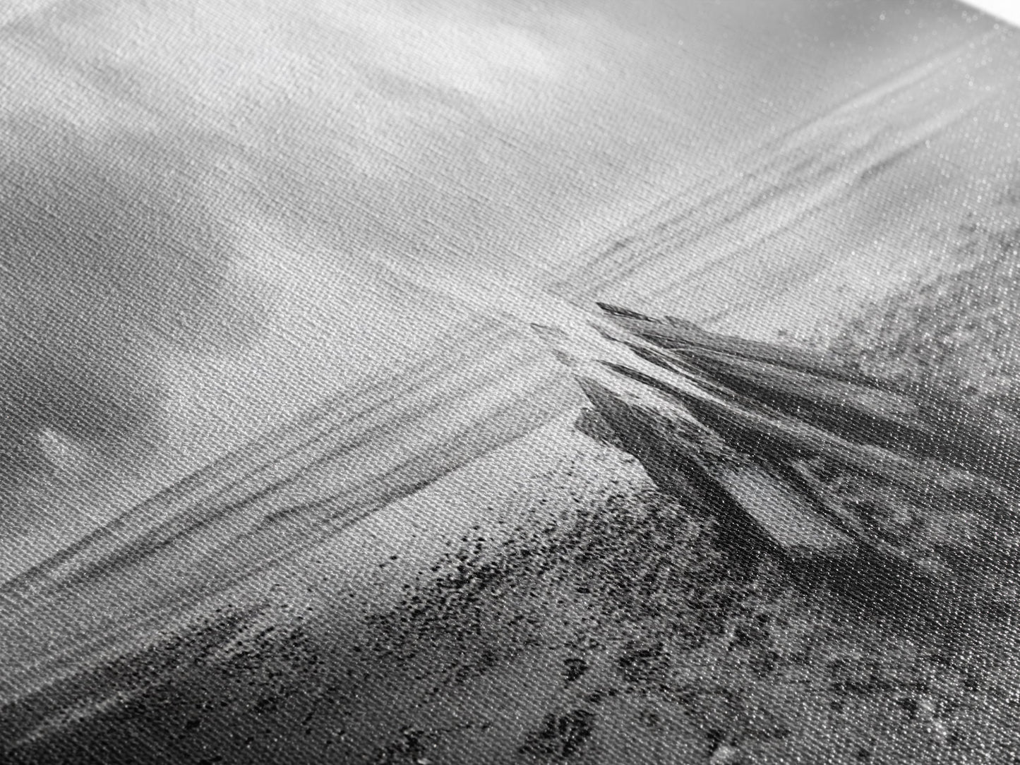 Beach Bonfire, Coastal Glow, Driftwood Fire, Ocean Calm, Framed Canvas Print, Fall Wall Art, Living Room Decor, Nature Photography Style