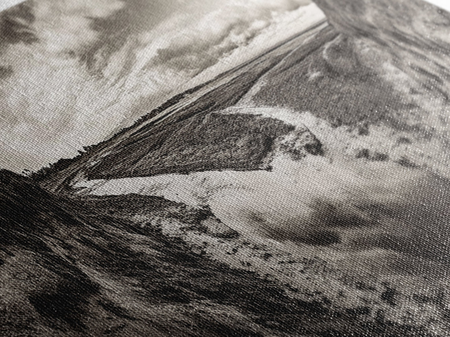 Marsh Landscape, Coastal Grasslands, Autumn Earth Tones, Framed Canvas Print, Fall Wall Art, Farmhouse Style, Rustic Entryway Decor