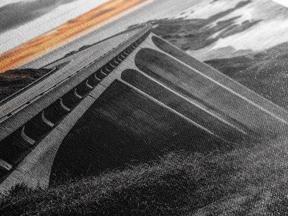 Coastal Highway, Sunset Drive, Scenic Bridge, Canvas Print, Road Trip Wall Art, Adventure Landscape Art, Living Room Statement Piece