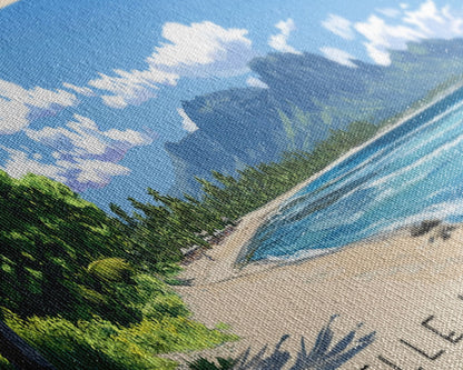 Belle-Ile Island, France Panoramic Print, Vacation Gift, France Wall Art, Vacation Wall Art, Vacatation Memories, Beach Decor, Beach Or Lakehouse Art