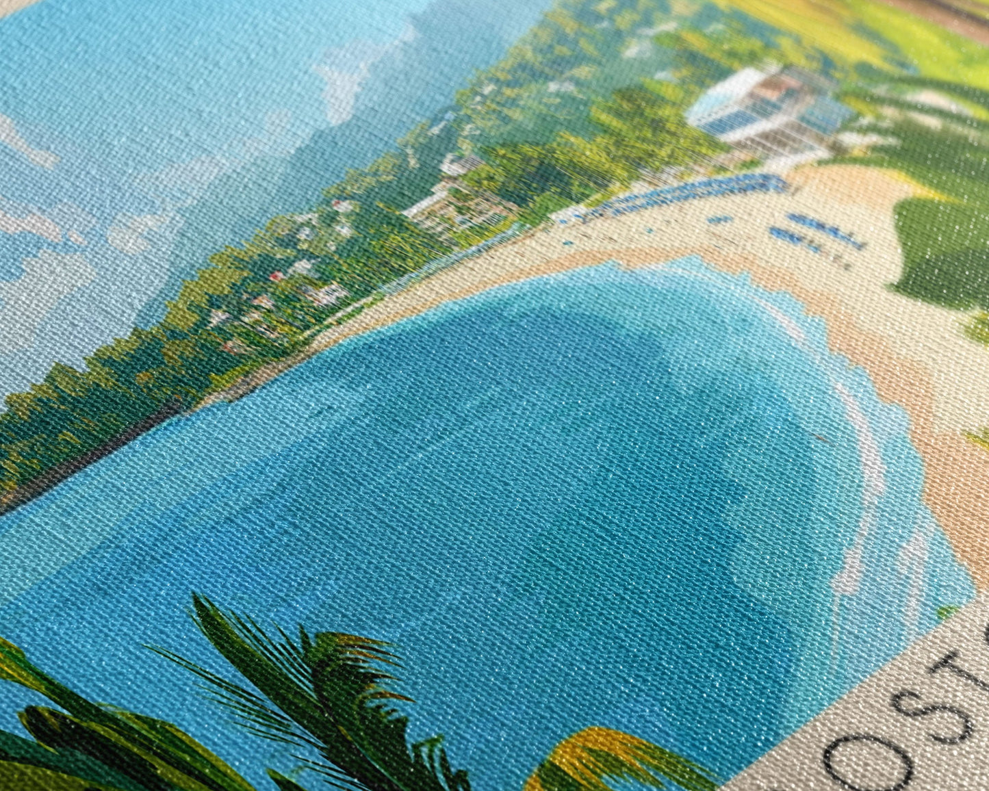 Boston Beach, Jamaica Panoramic Print, Vacation Gift, Jamaica Wall Art, Vacation Wall Art, Vacatation Memories, Beach Decor, Beach Or Lakehouse Art