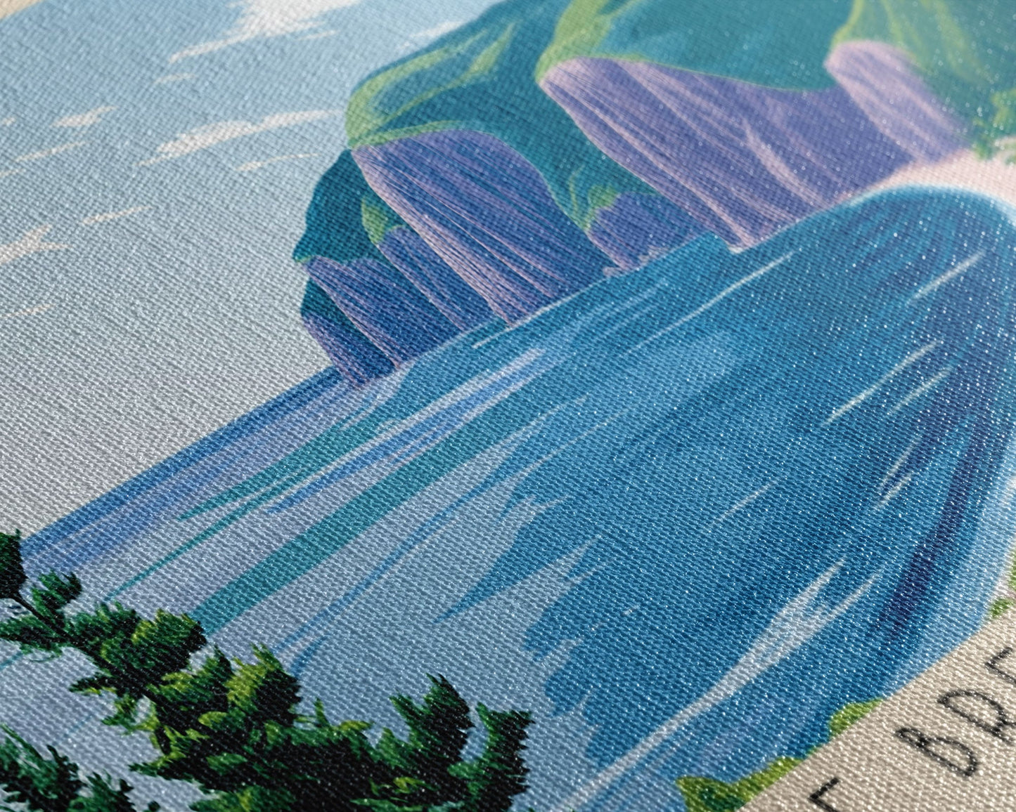 Cape Breton Island, Canada Panoramic Beach Print, Vacation Gift, Canada Wall Art, Framed Canvas Print, Framed Beach Painting