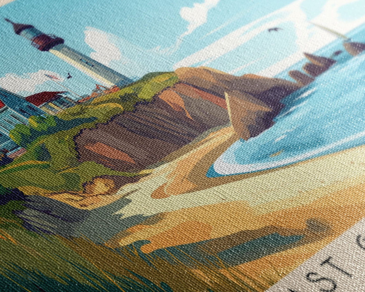 Coast Guard Beach, Massachusetts Panoramic Print, Vacation Gift, Massachusetts Wall Art, Vacation Wall Art, Vacatation Memories, Beach Decor, Beach Or Lakehouse Art