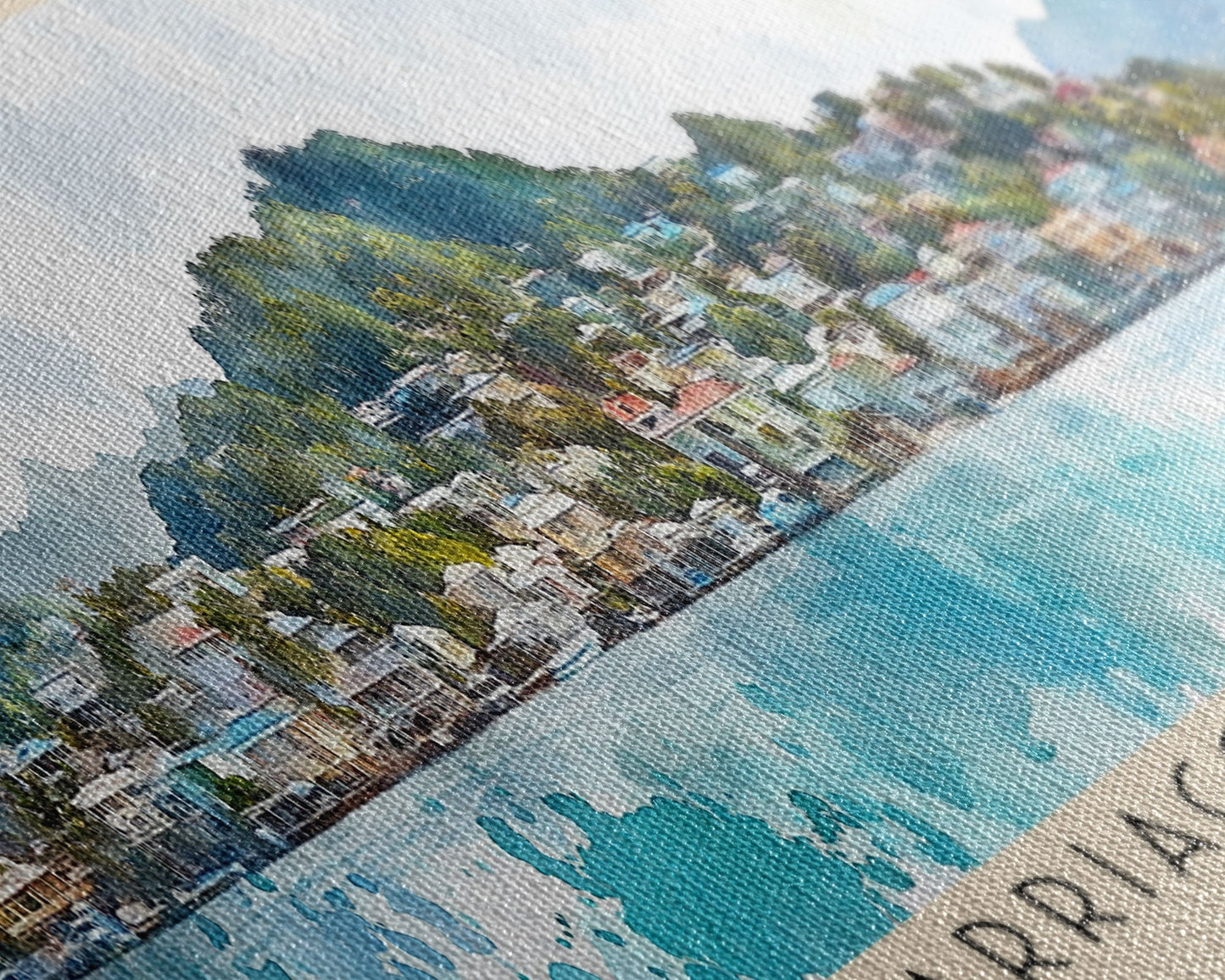 Carriacou Island, Grenada Watercolor Beach Print, Vacation Gift, Grenada Wall Art, Beach Painting, Beach Decor, Beach Painting