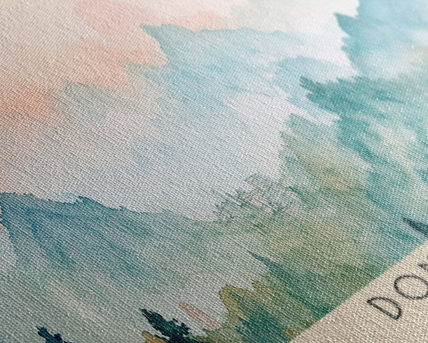 Dongtou, China Watercolor Print, Vacation Gift, China Wall Art, Beach Painting, Beach Decor, Large Wall Art, Wood Frame Art