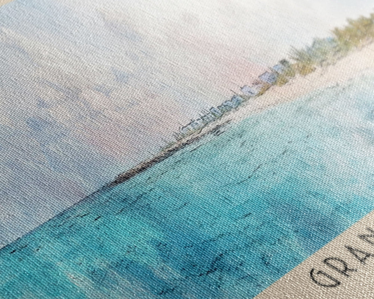 Grand Turk, Turks and Caicos Watercolor Beach Print, Vacation Gift, Turks and Caicos Wall Art, Beach Painting, Beach Decor, Beach Painting