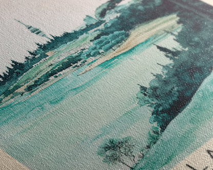 Auckland Island, New Zealand Watercolor Print, Vacation Gift, New Zealand Wall Art, Beach Painting, Beach Decor, Large Wall Art, Wood Frame Art