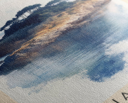 Bréhat Island, France Watercolor Beach Print, Vacation Gift, France Wall Art, Beach Painting, Beach Decor, Beach Painting