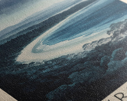 Byron Bay, Australia Watercolor Beach Print, Vacation Gift, Australia Wall Art, Beach Painting, Beach Decor, Beach Painting